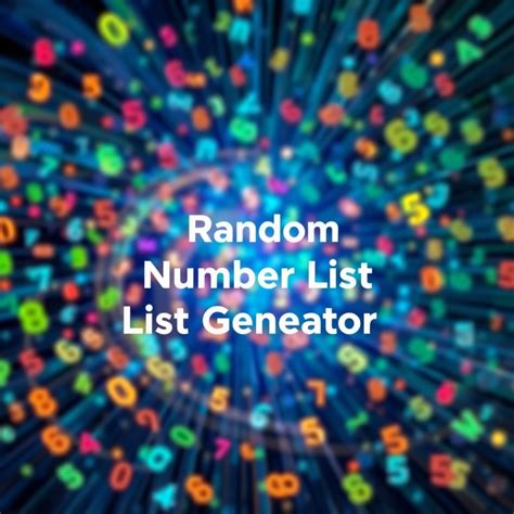 four random numbers|random number list generator.